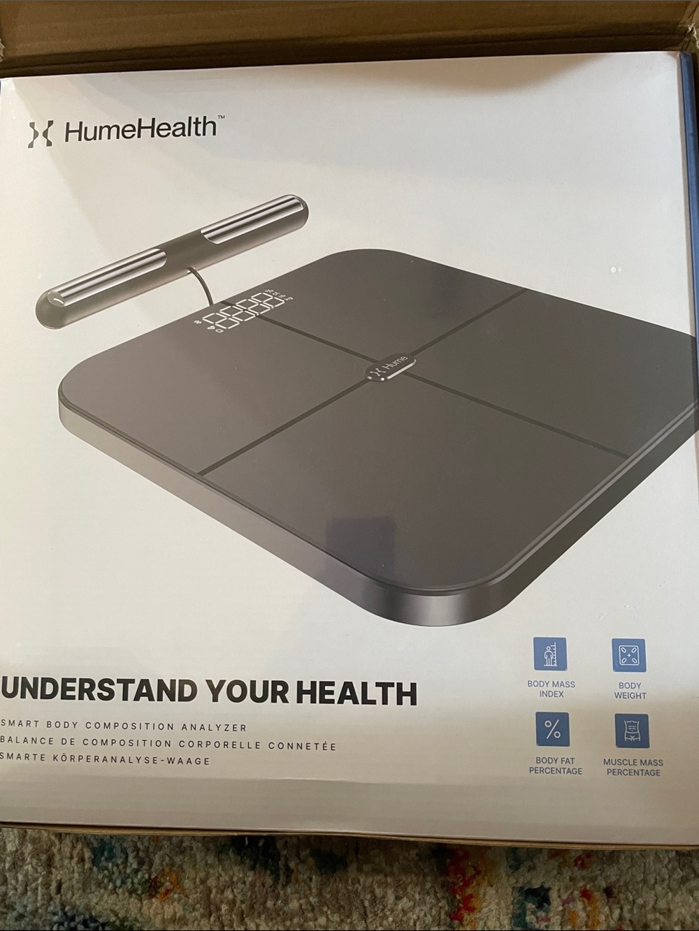 Smart Body Composition Scale - Black